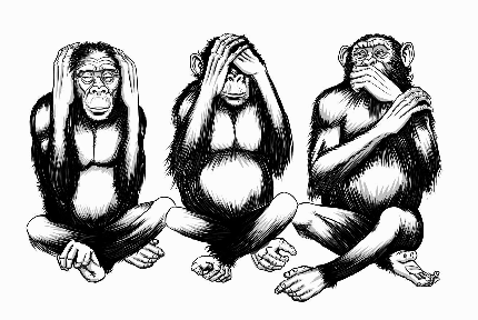O Que Significa O Macaco Tapando Os Olhos?